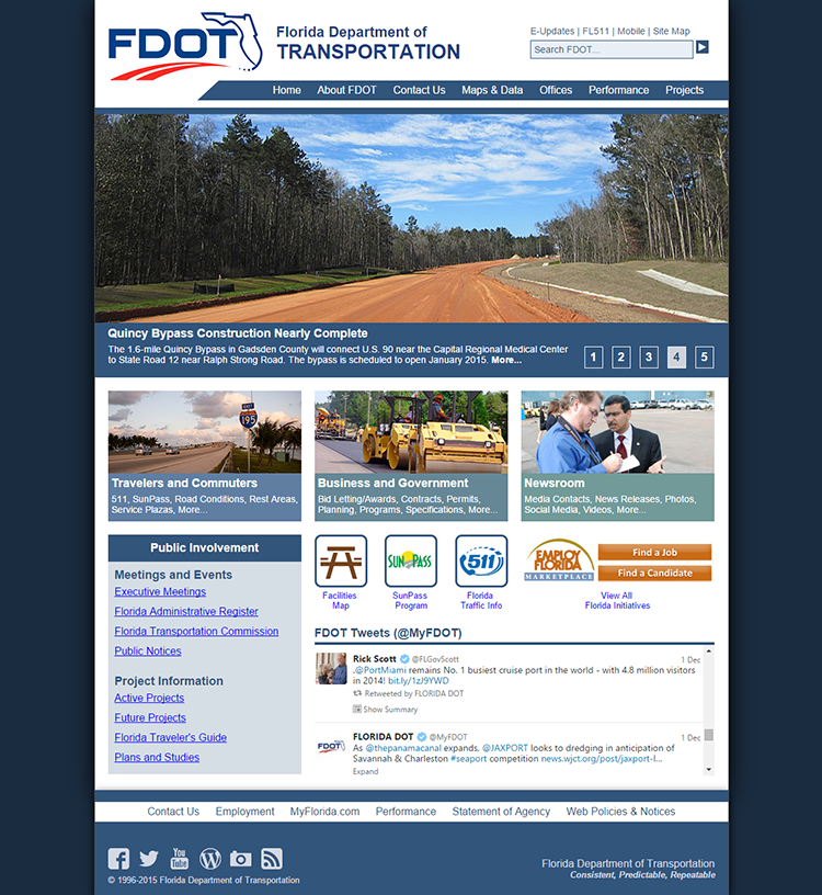 FDOT homepage