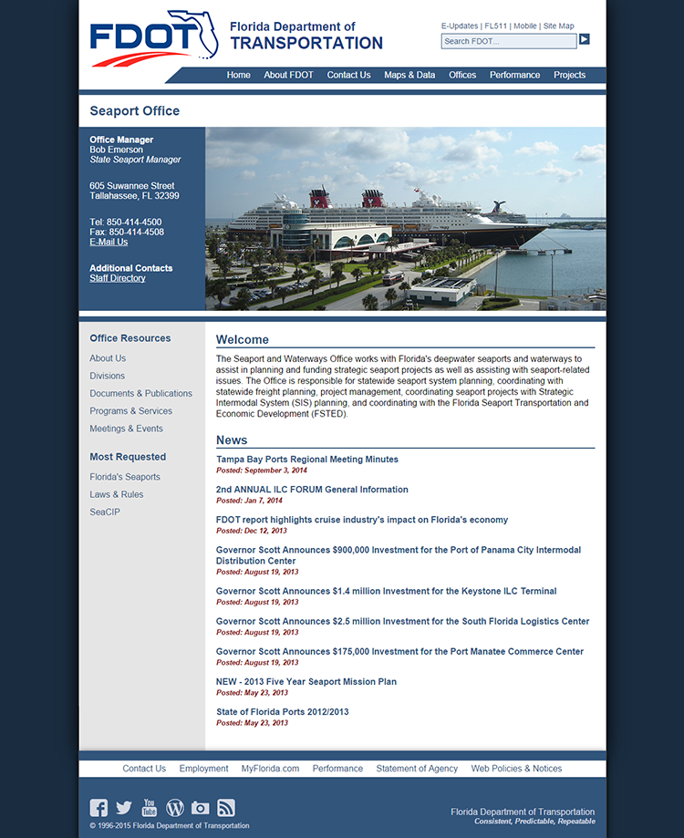 FDOT office page