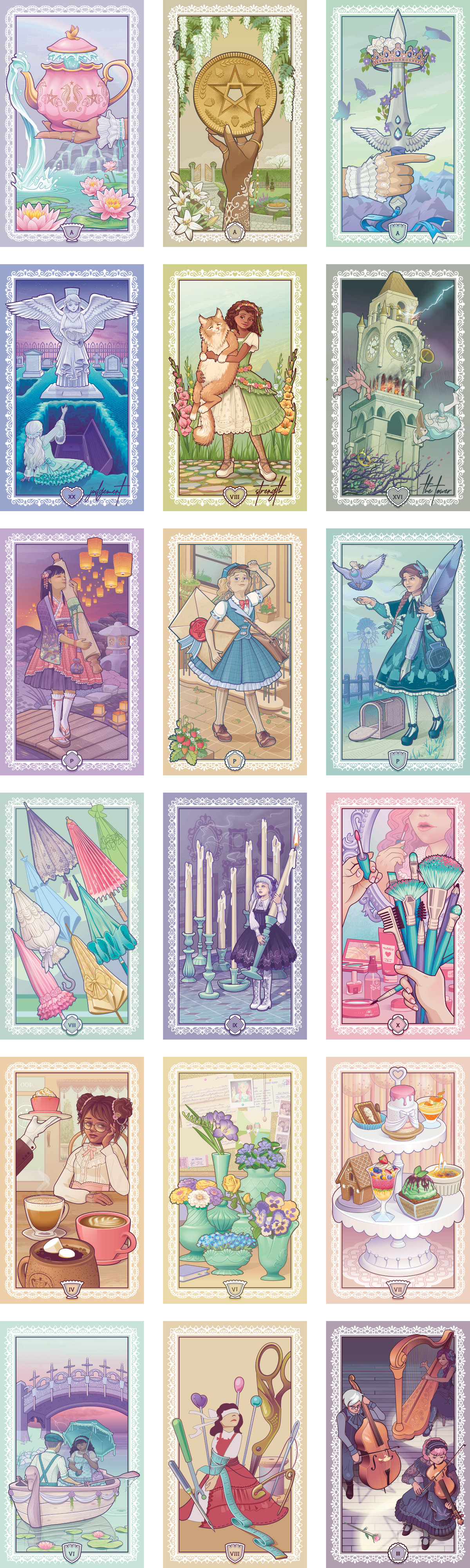 lace tarot cards