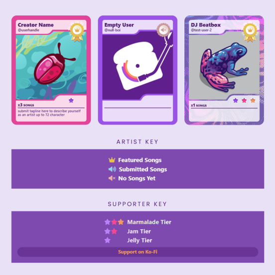 Mixberry Jams website