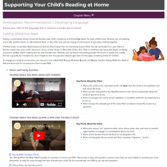 REL SE Supporting Your Child's Reading at Home
